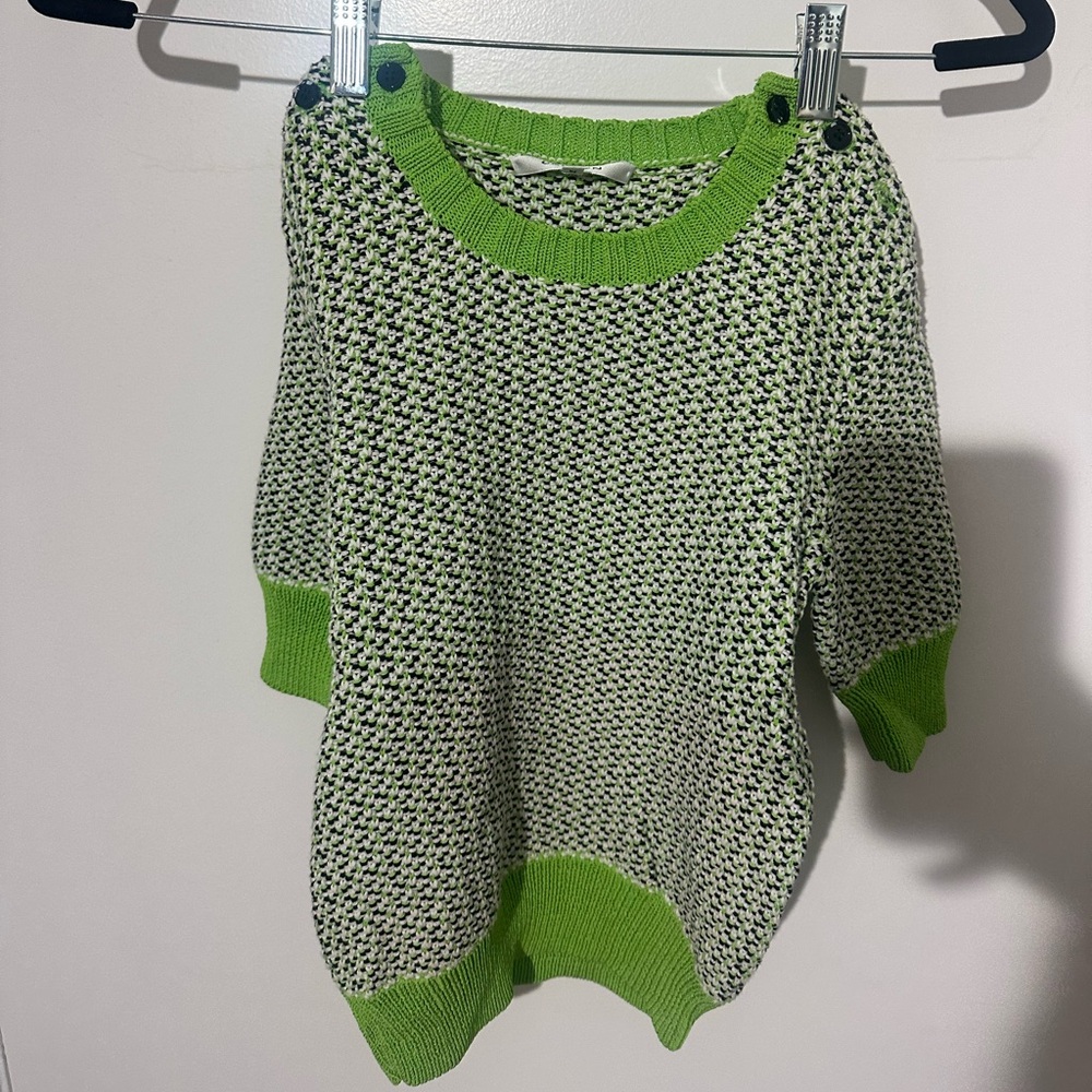 Carven knit sweater green